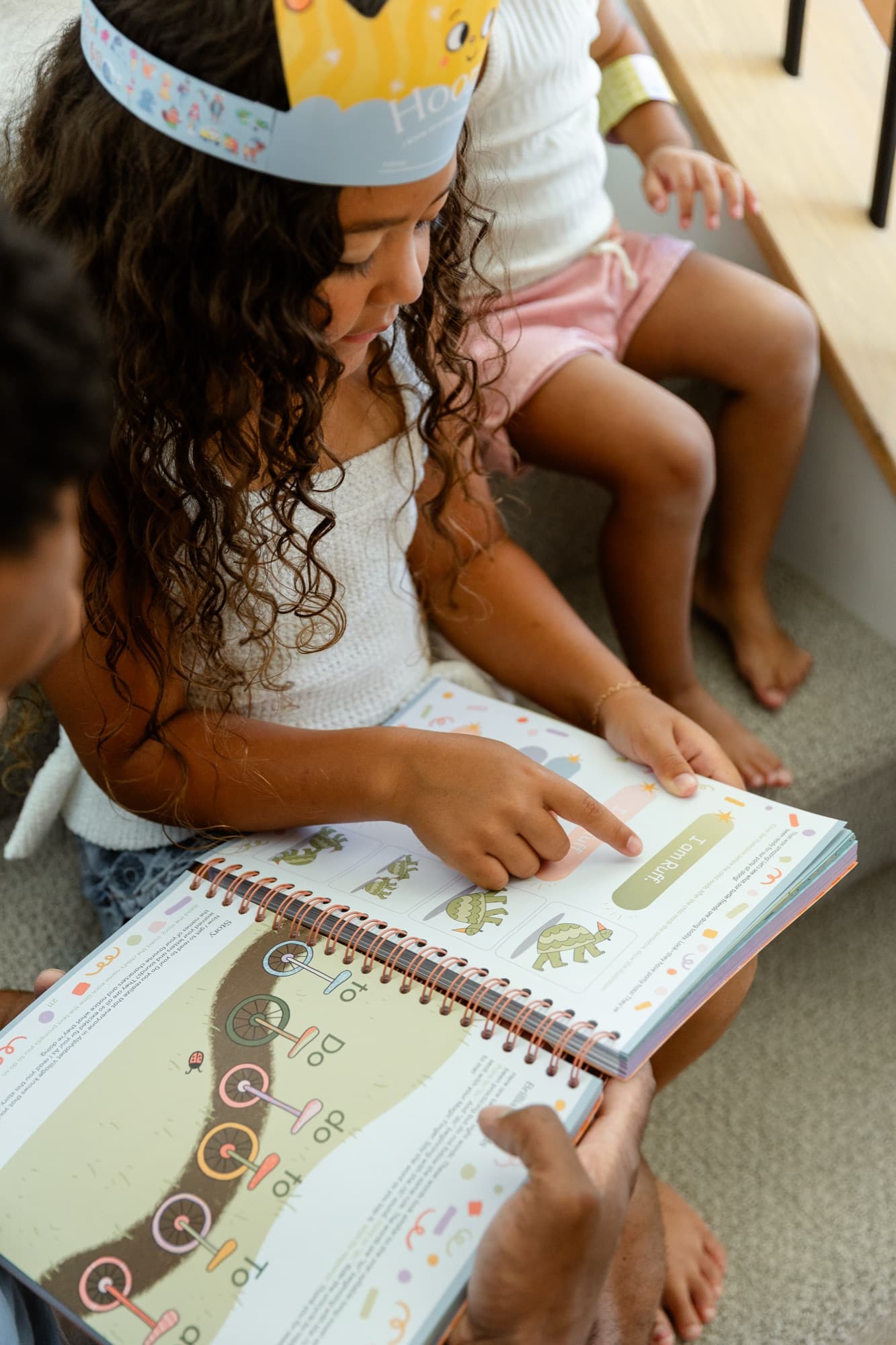 A family enjoying a lesson together